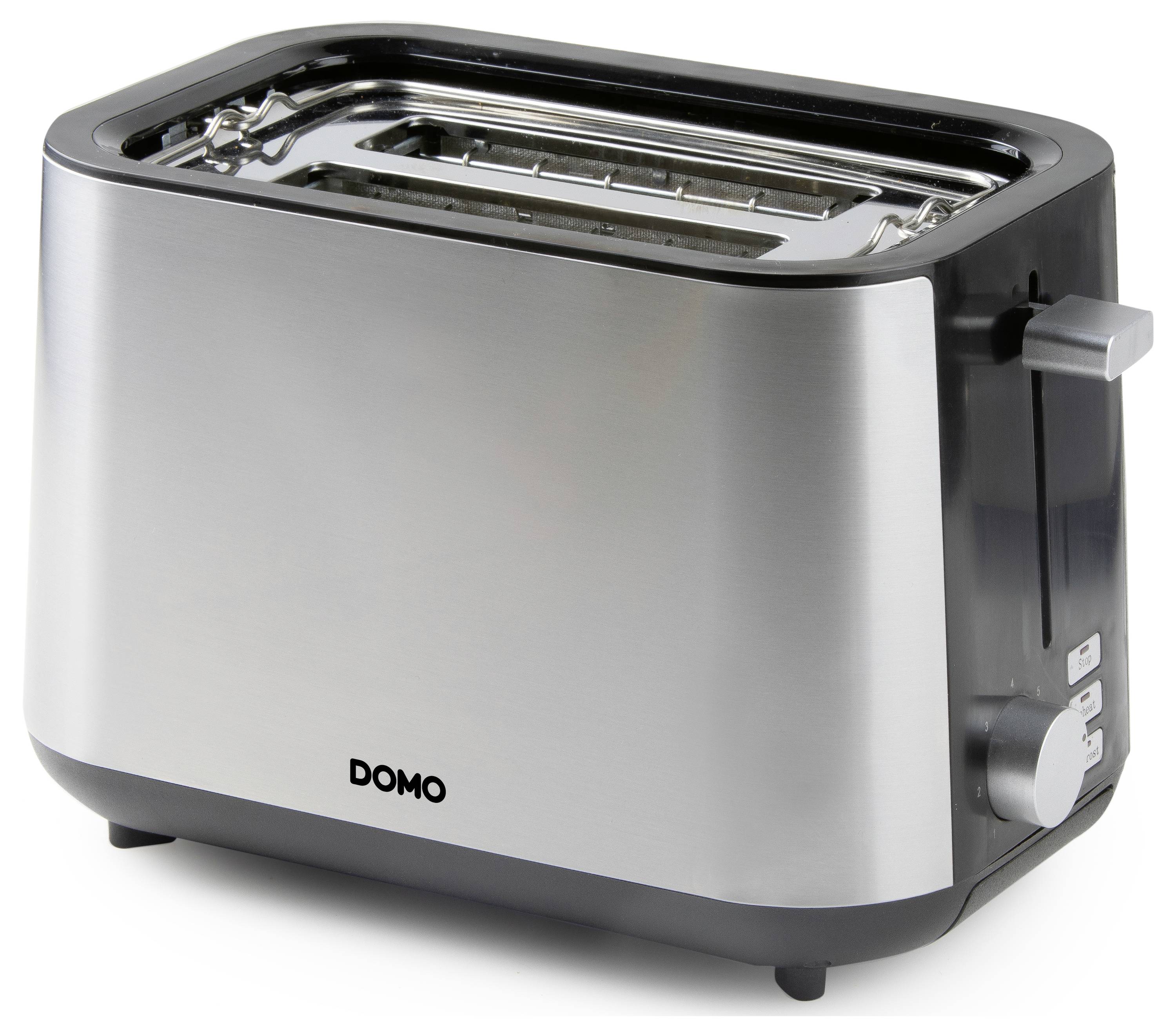 DOMO TOASTER 2 Schlitze für 2 Toasts Toaster