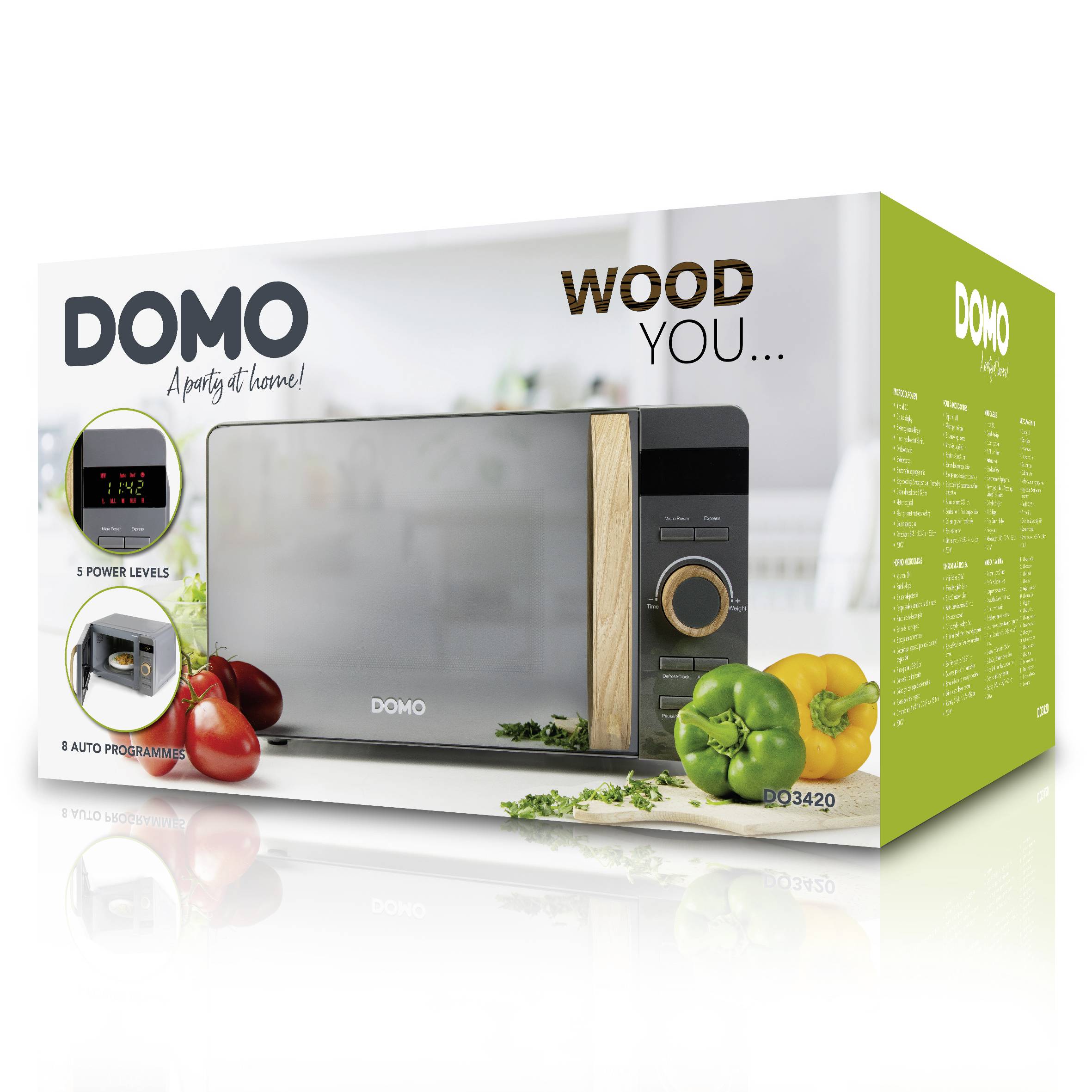 DOMO MIKROWELLE 20L Mikrowelle 700W