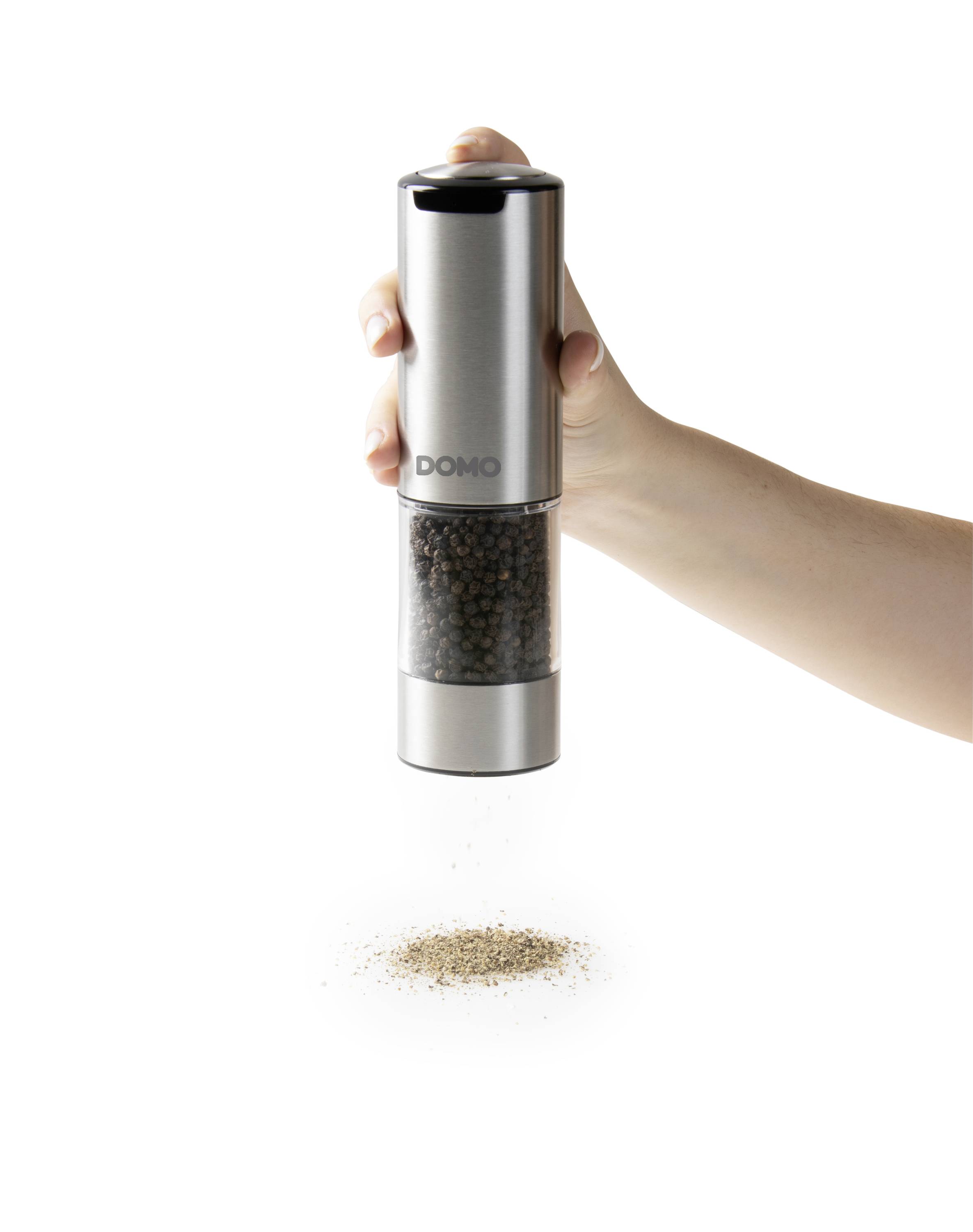 DOMO WIEDERAUFLADBARE PFEFFER- UND SALZMÜHLE Salz-, Pfeffermühle 1St.
