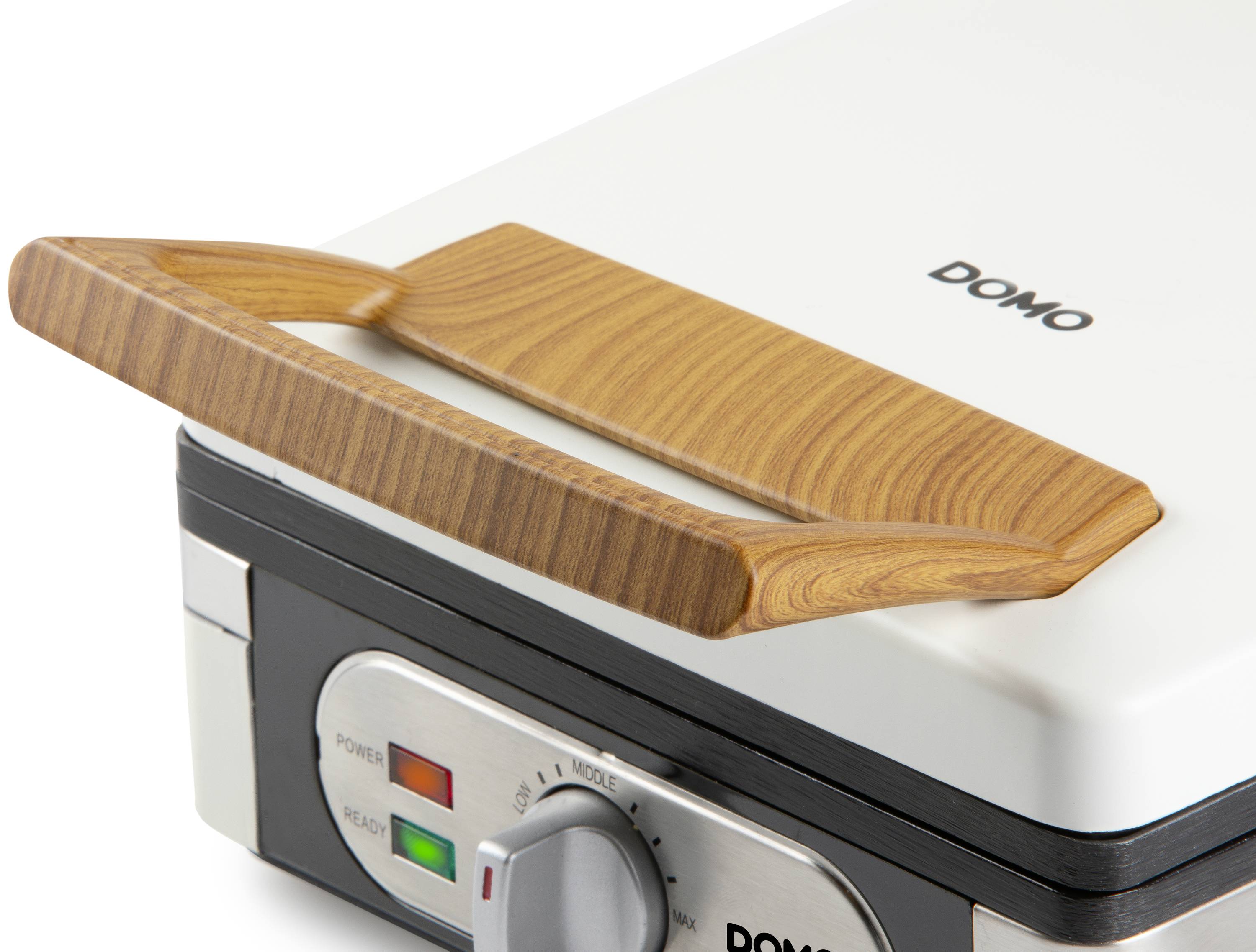 DOMO WAFFELEISEN – POWDER WHITE Waffeleisen Weiß