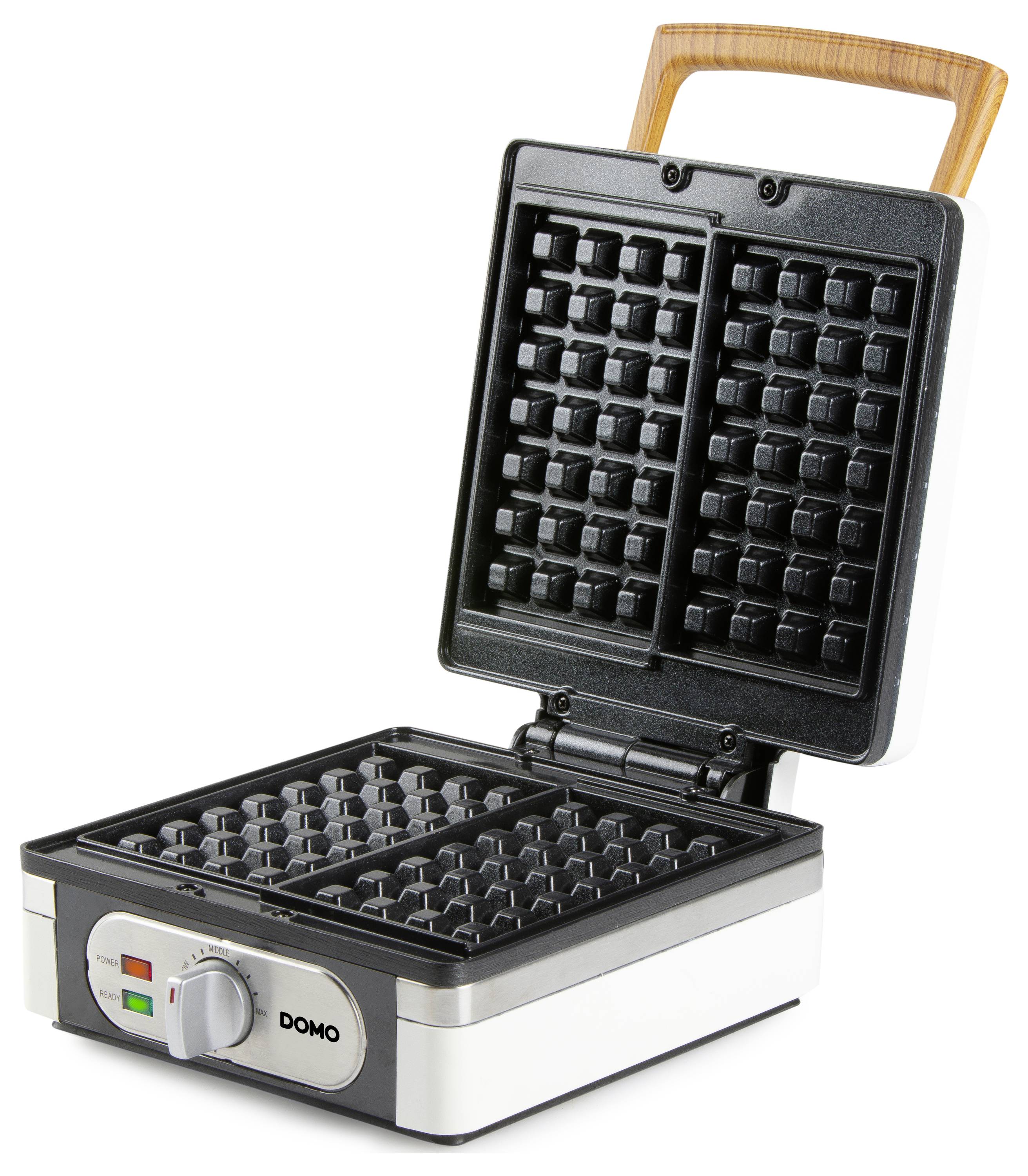 DOMO WAFFELEISEN – POWDER WHITE Waffeleisen Weiß