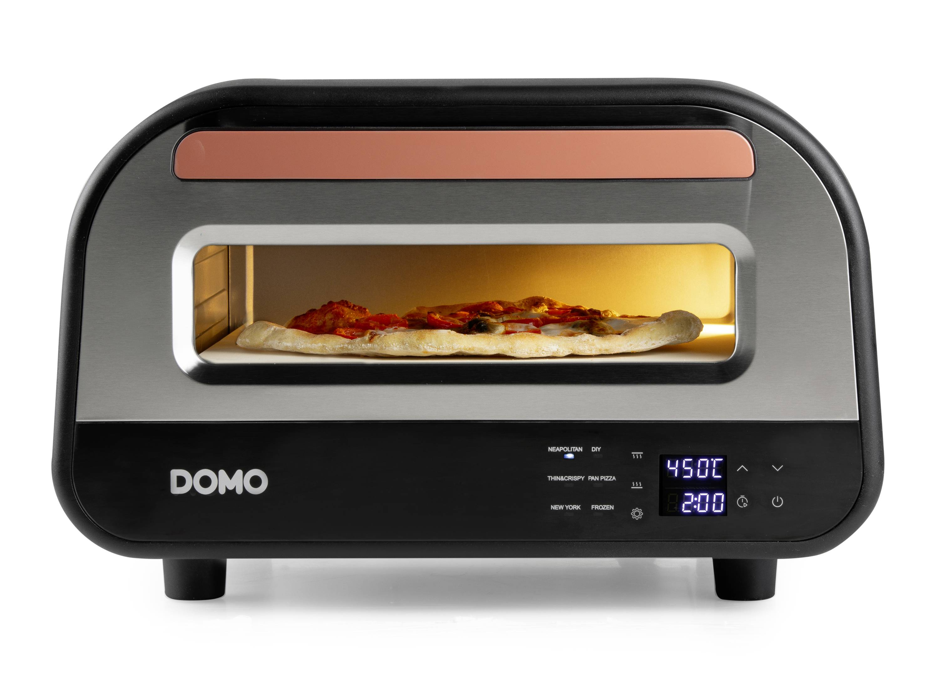 DOMO ELEKTRISCHER PIZZAOFEN “PIZZA GENIUS” Pizzaofen