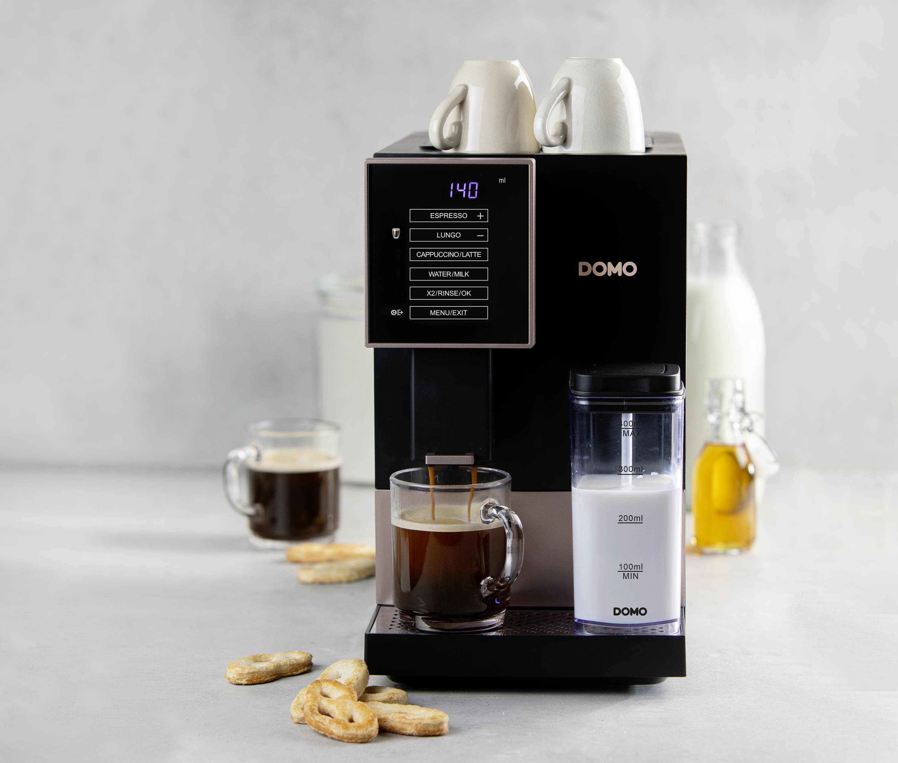DOMO VOLLAUTOMATISCHE ESPRESSO-MASCHINE Espressomaschine