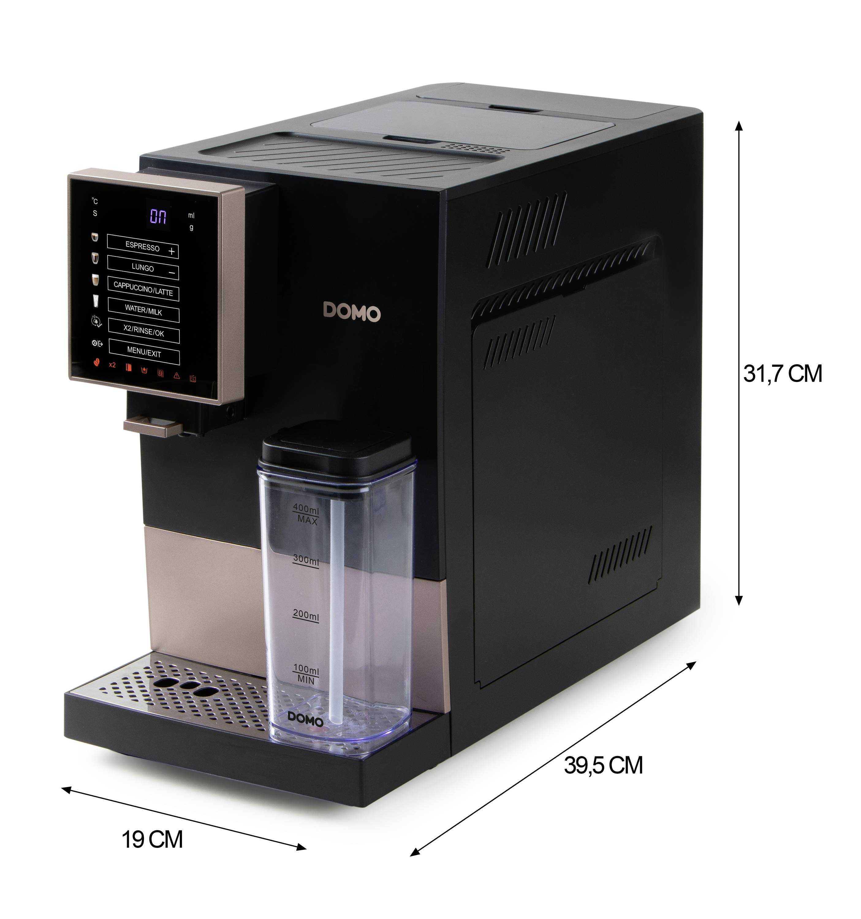 DOMO VOLLAUTOMATISCHE ESPRESSO-MASCHINE Espressomaschine