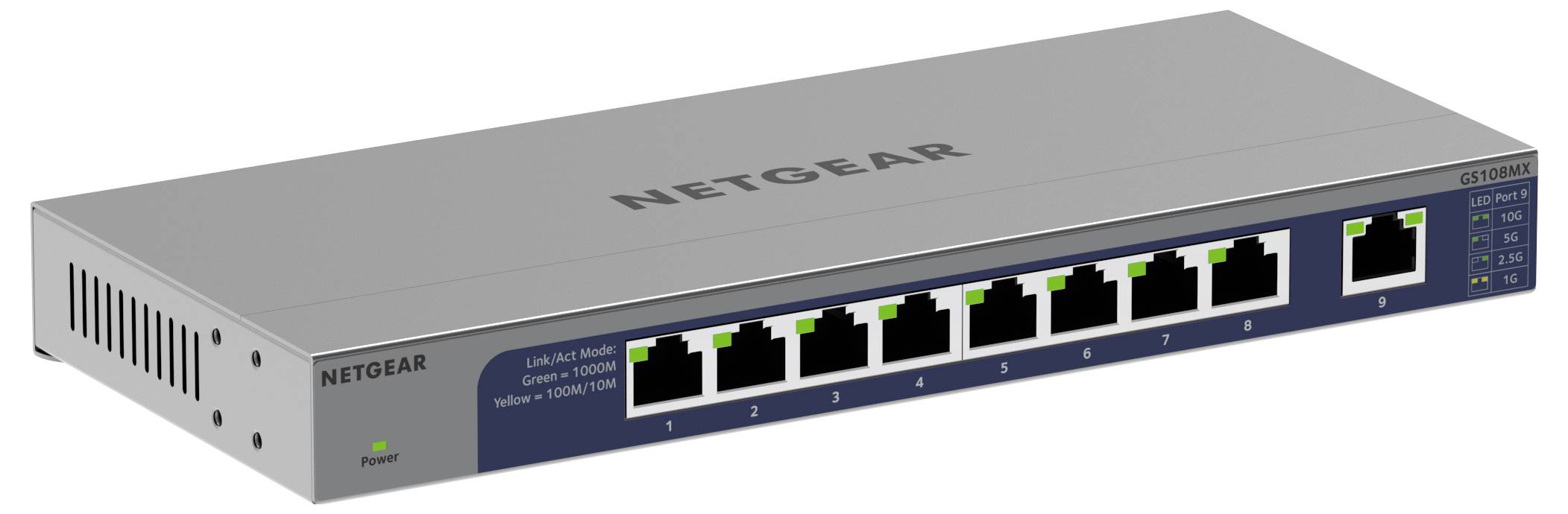 NETGEAR GS108MX Unmanaged Netzwerk Switch
