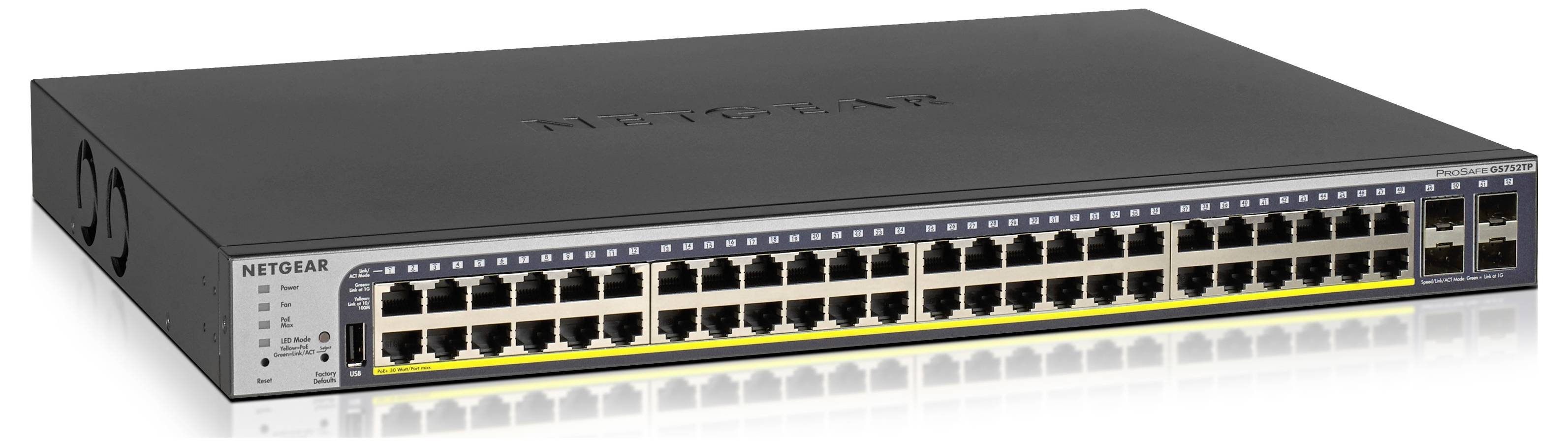 NETGEAR Smart GS752TP Netzwerk Switch PoE-Funktion