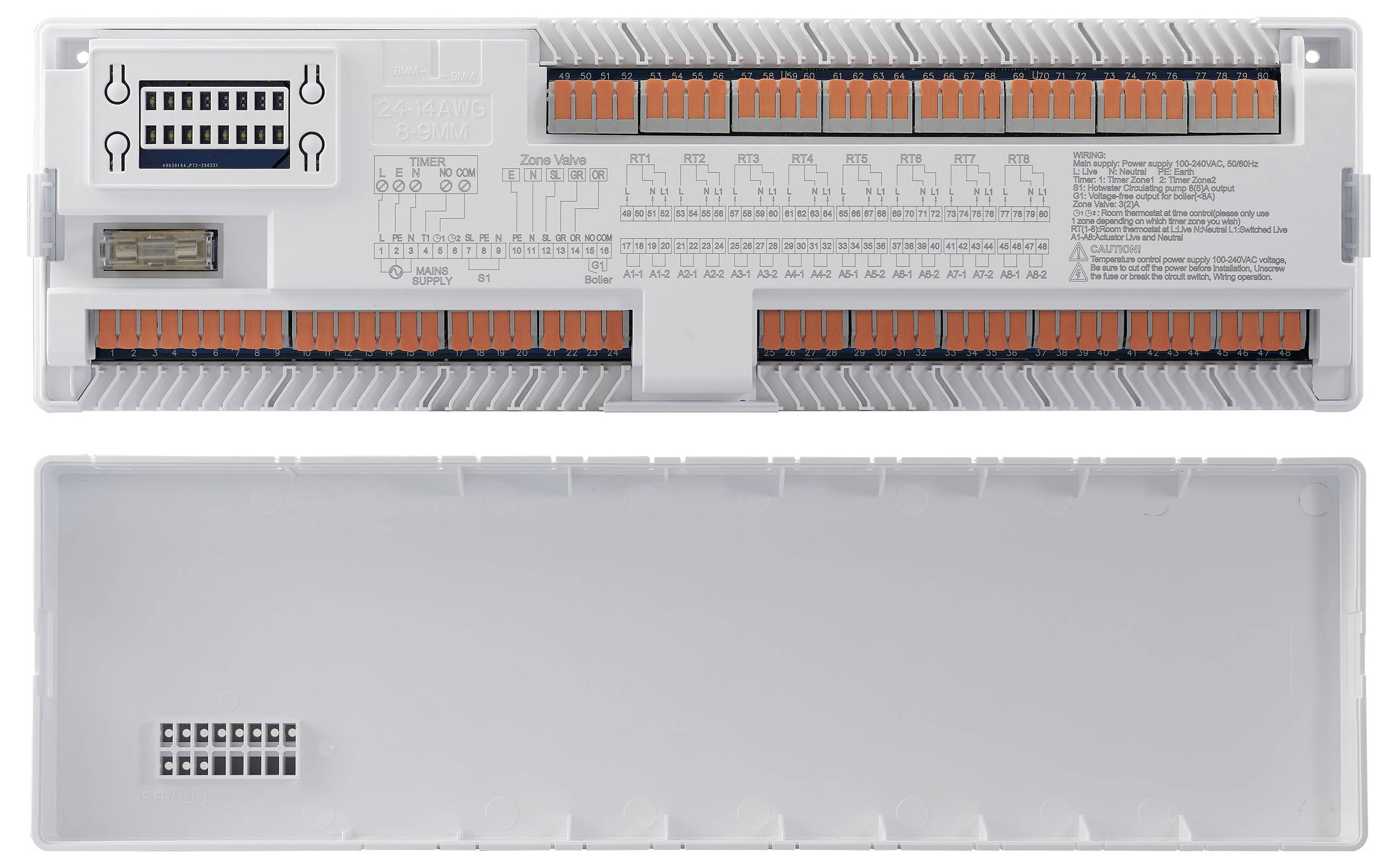 Sygonix SY-6805678 SY520 Fußbodenregler Hutschiene 1St.