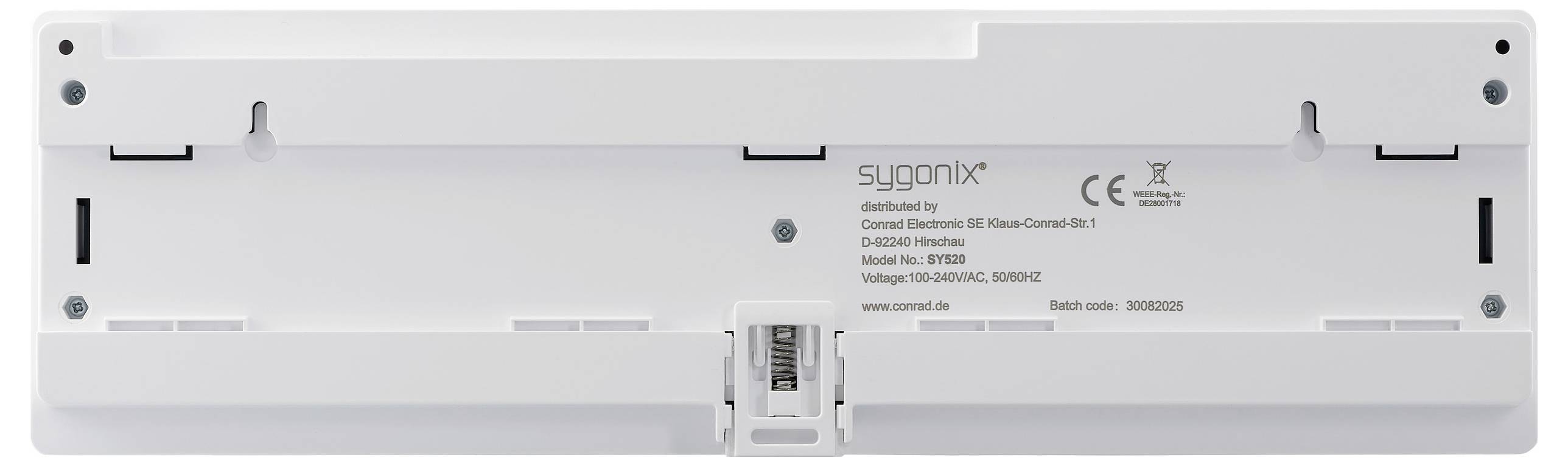 Sygonix SY-6805678 SY520 Fußbodenregler Hutschiene 1St.