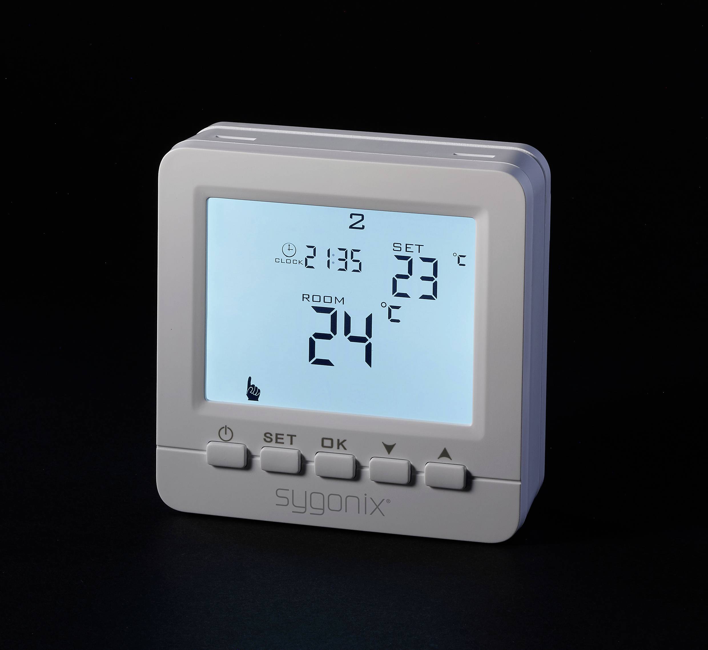 Sygonix SY-6805680 SY02B05RF Funk-Raumthermostat Aufputz Wochenprogramm 1St.