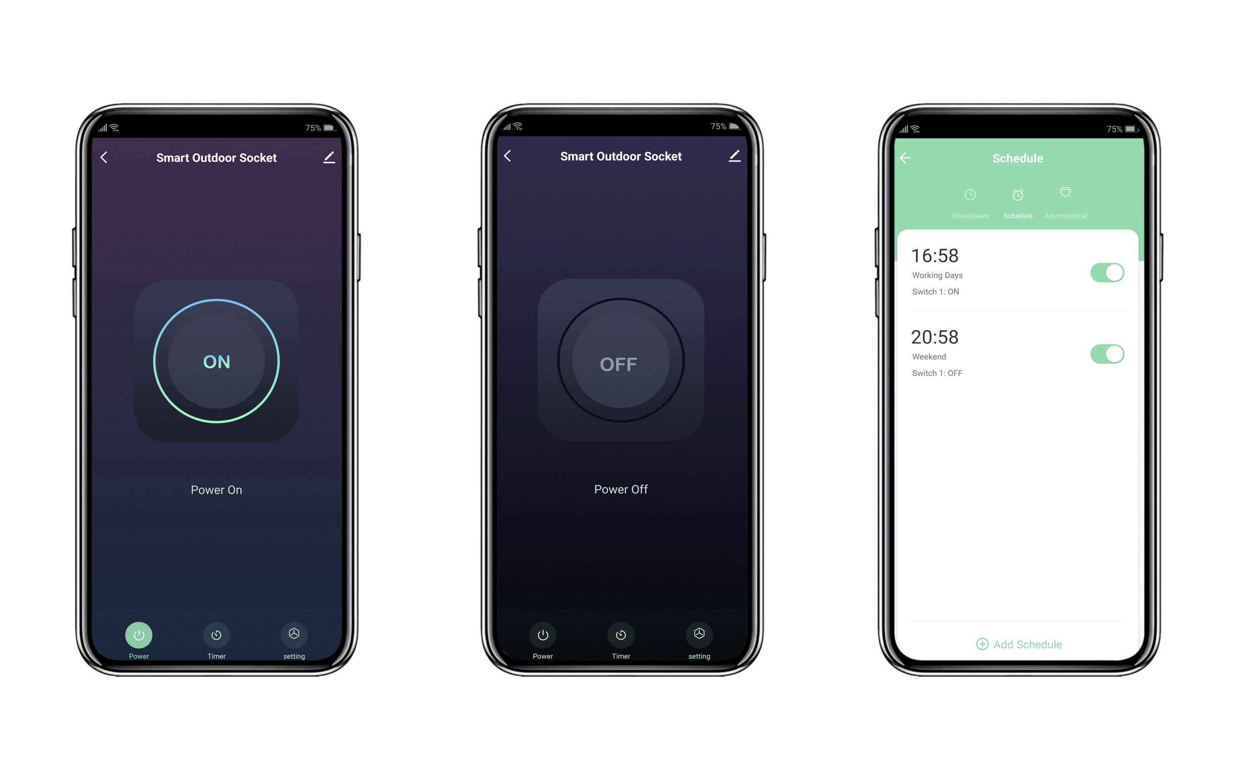 Sygonix RS-101 SY-6805682 Wi-Fi Steckdose Außenbereich 2300W