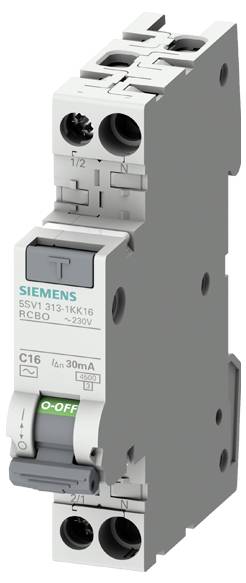 Siemens 5SV13137KK10 5SV1313-7KK10 FI-Schutzschalter/Leitungsschutzschalter
