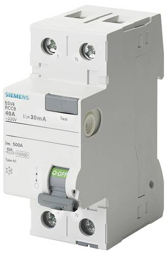 Siemens 5SV41120 5SV4112-0 FI-Schutzschalter/Leitungsschutzschalter