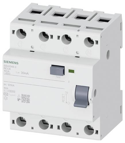 Siemens 5SV43480 5SV4348-0 FI-Schutzschalter/Leitungsschutzschalter
