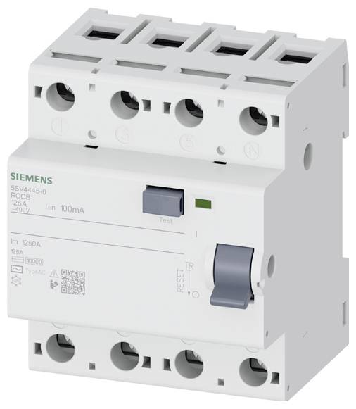 Siemens 5SV44450 5SV4445-0 FI-Schutzschalter/Leitungsschutzschalter