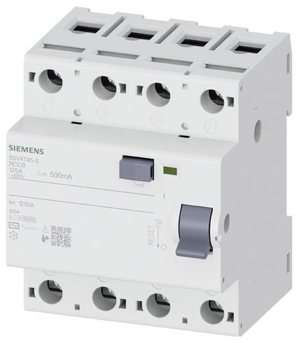 Siemens 5SV47450 5SV4745-0 FI-Schutzschalter/Leitungsschutzschalter