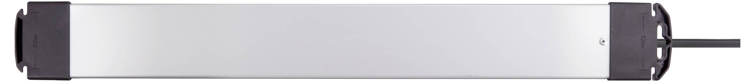 Sygonix SY-6807134 Überspannungsschutz-Steckdosenleiste 8fach Schwarz, Silber Schutzkontakt 1St.