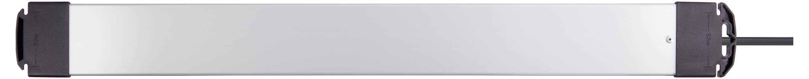 Sygonix SY-6807136 Überspannungsschutz-Steckdosenleiste 10fach Schwarz, Silver Schutzkontakt 1St.