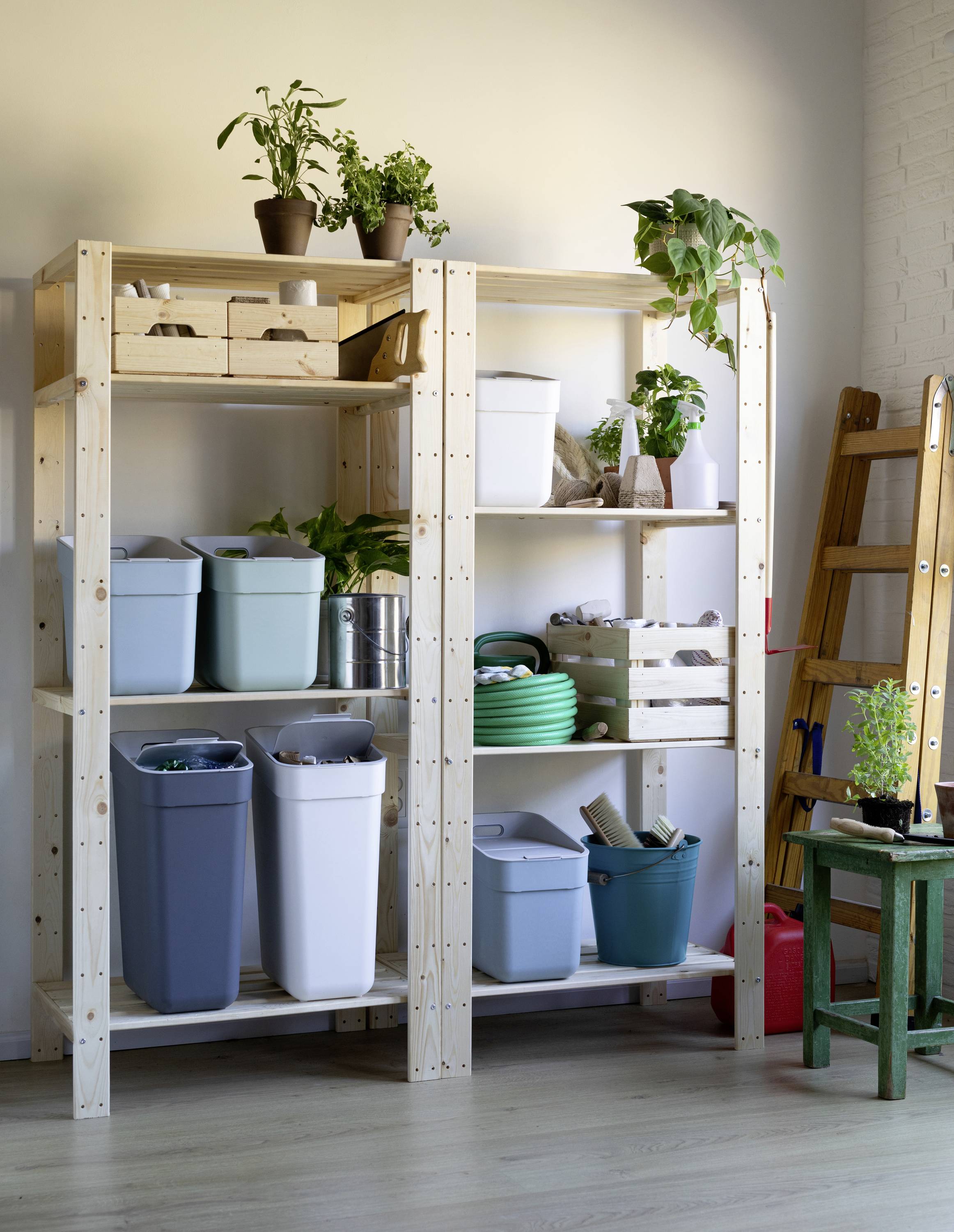 Curver READY TO COLLECT Mülleimer [20L], blau 251951 Mülleimer Blau 1 St.