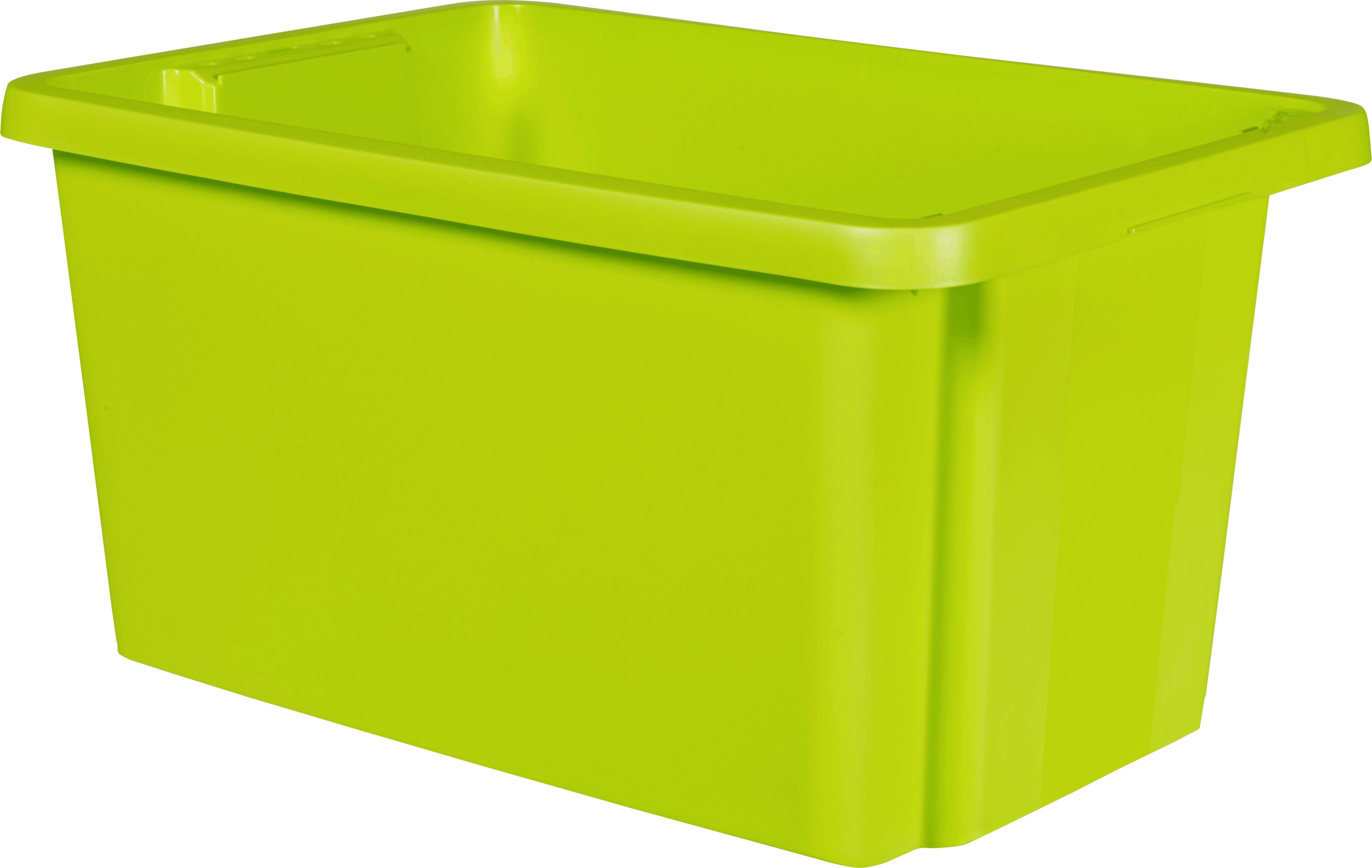 Curver 225410 Drehstapelbehälter ESSENTIALS Drehstapelbox 45L, grün stapelbar Grün 1 St.