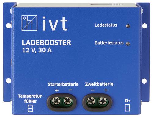 IVT 920033 Charging voltage booster 12 V 30 A Car & HGV Battery Ch...