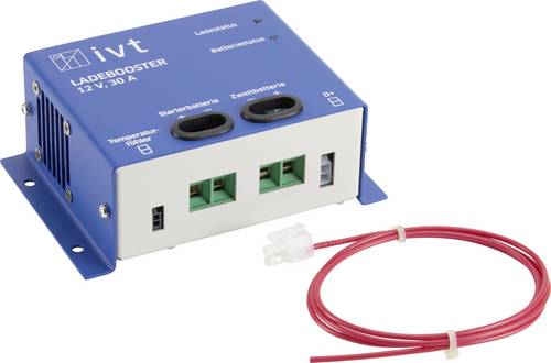 IVT 920073 Charging voltage booster 12 V 30 A for cars and HGVs