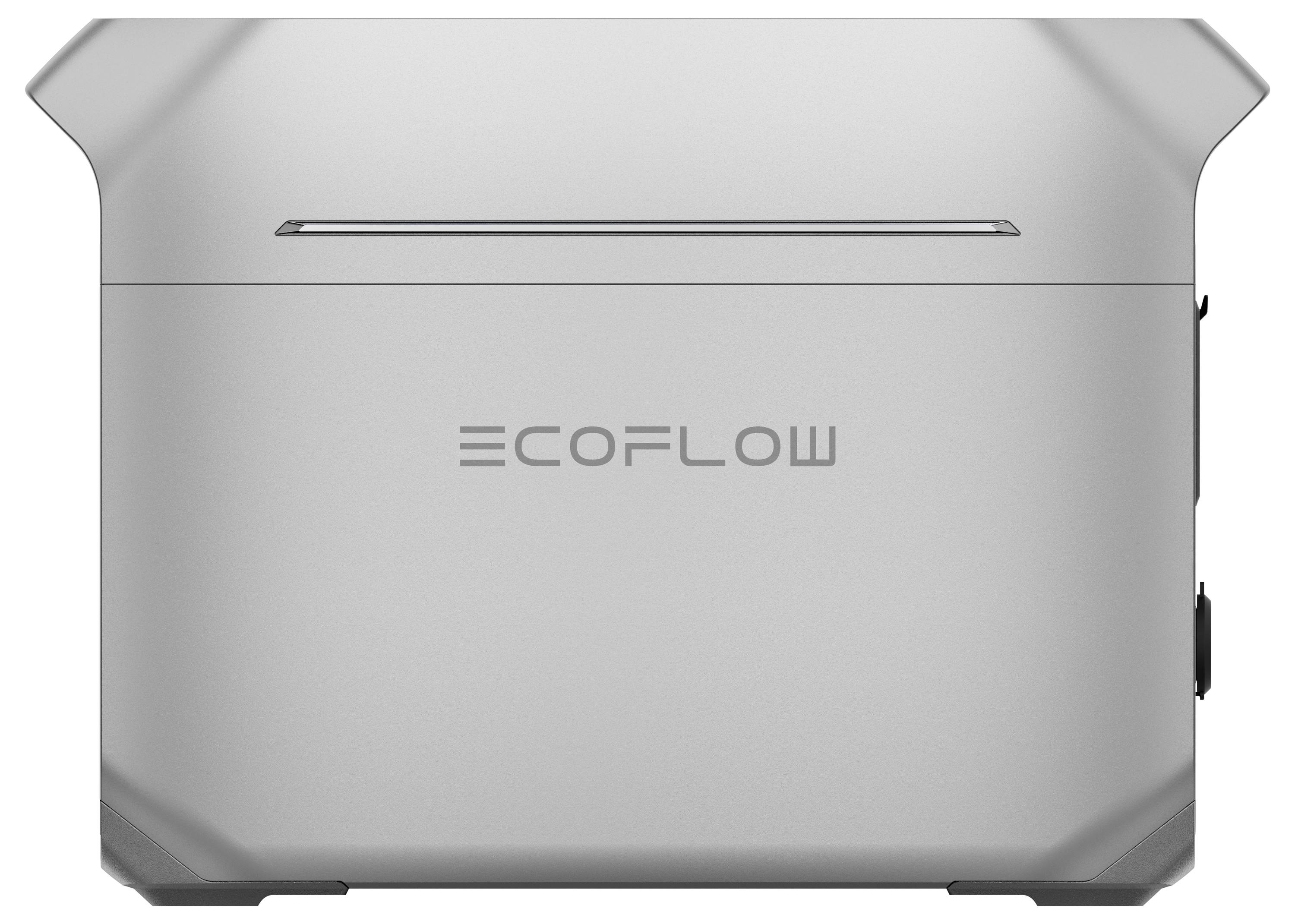 ECOFLOW Delta 3 PLUS Powerstation LiFe Schwarz, Grau mit Laderegler