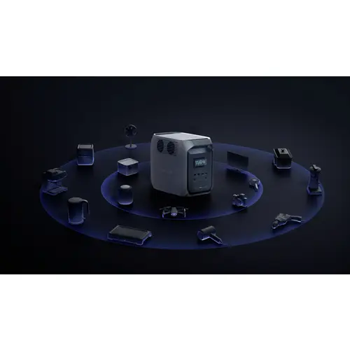 ECOFLOW Delta 3 1500 Powerstation LiFe Schwarz, Grau mit Laderegler ECOFLOW Delta 3 1500 Powerstation LiFe Schwarz, Grau mit Laderegler