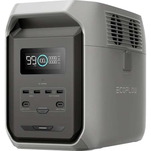 ECOFLOW Delta 3 1500 Powerstation LiFe Schwarz, Grau mit Laderegler ECOFLOW Delta 3 1500 Powerstation LiFe Schwarz, Grau mit Laderegler