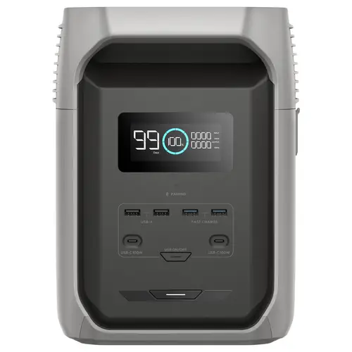 ECOFLOW Delta 3 1500 Powerstation LiFe Schwarz, Grau mit Laderegler ECOFLOW Delta 3 1500 Powerstation LiFe Schwarz, Grau mit Laderegler