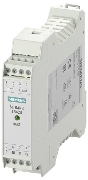 Siemens 7NG0420-0BA00-0AA0 SITRANS TR420 Temperaturmessumformer zur Hutschienenmontage, mit zwei separat konfigurierbaren Eingängen und einem