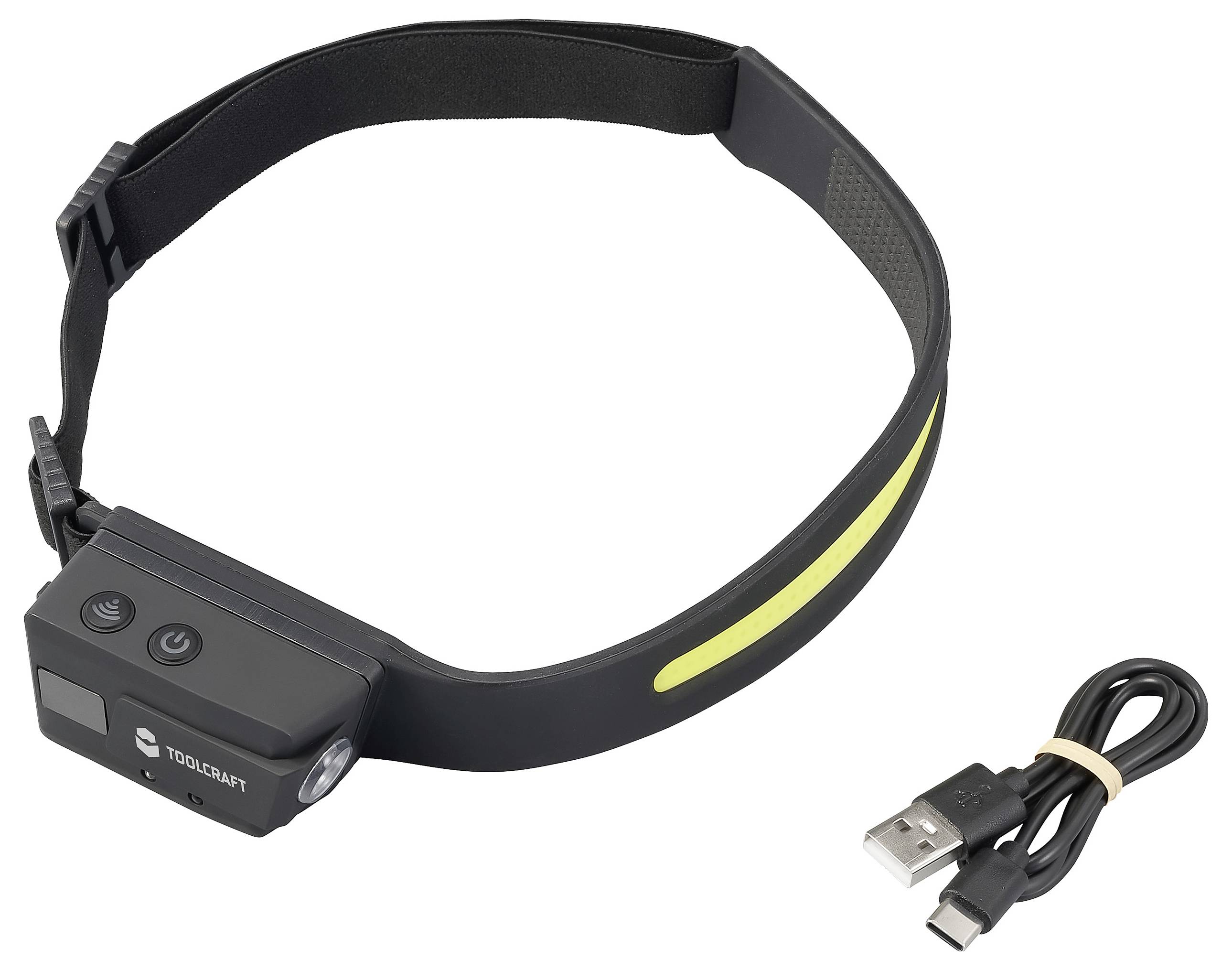 TOOLCRAFT COB LED Stirnlampe Li-Ionen Akkus 320lm 8h TO-10211664