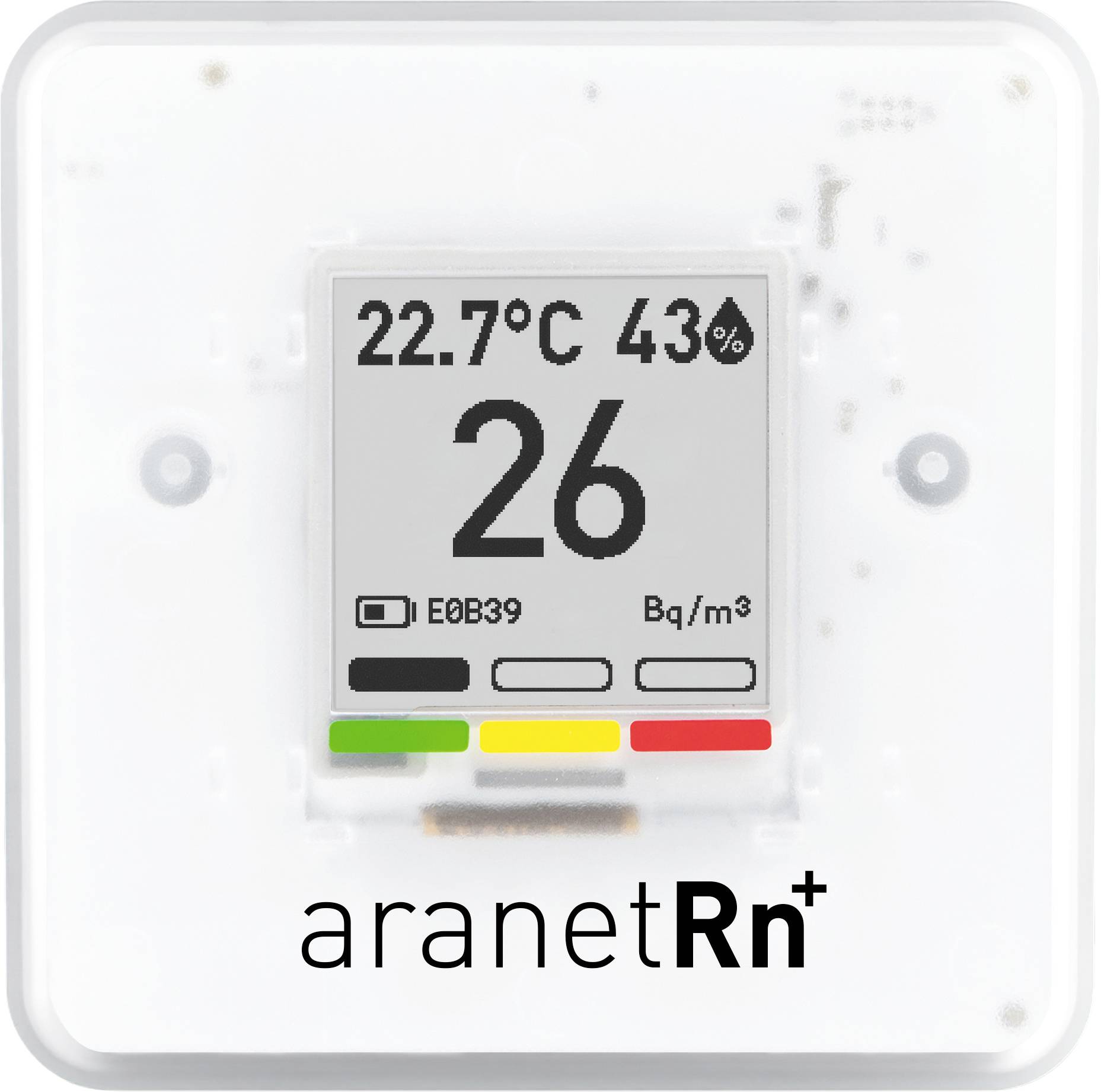 Aranet Radon Plus Radon-Messgerät 0, 0, 0 - 4000, 50, 85 Bq/m³, °C, %