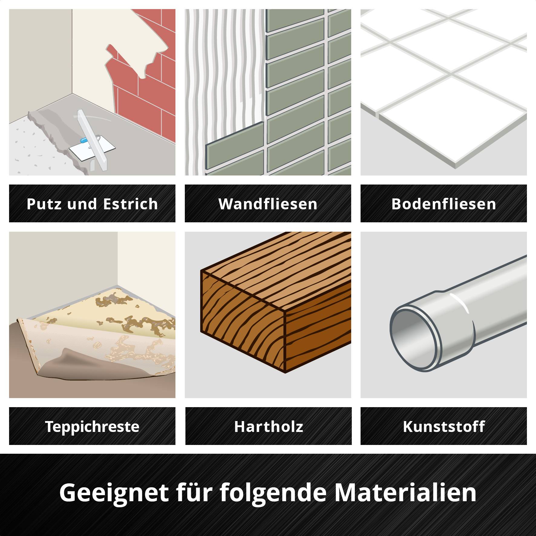 Einhell 708110 XLPLUS-CASE HCS, HM Multifunktionswerkzeug-Zubehör-Set 1 Set