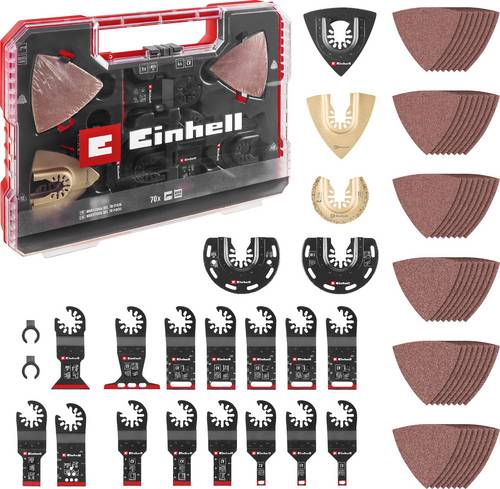 Einhell 708170 XXL -CASE Aluminiumoxid, Chrom-Vanadium Stahl, BiM, HCS, HM Multifunktionswerkzeug-Z