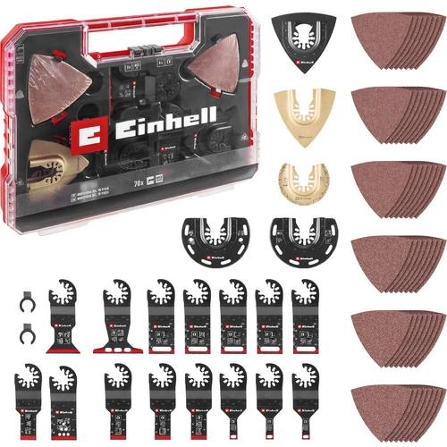 Einhell 708170 XXL -CASE Aluminiumoxid, Chrom-Vanadium Stahl, BiM, HCS, HM Multifunktionswerkzeug-Z Einhell 708170 XXL -CASE Aluminiumoxid, Chrom-Vanadium Stahl, BiM, HCS, HM Multifunktionswerkzeug-Z