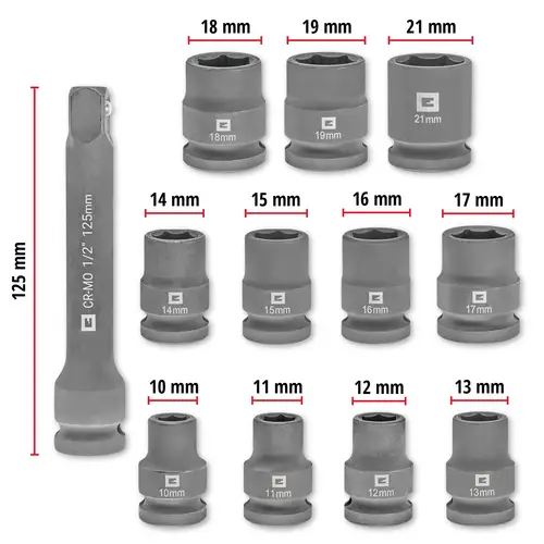 Einhell Impact Bit- und Steckschlüssel-Set 1/2" 109283 Einhell Impact Bit- und Steckschlüssel-Set 1/2" 109283