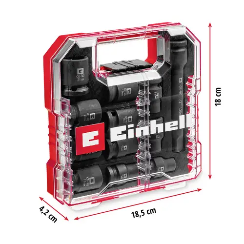 Einhell Impact Bit- und Steckschlüssel-Set 1/2" 109283 Einhell Impact Bit- und Steckschlüssel-Set 1/2" 109283