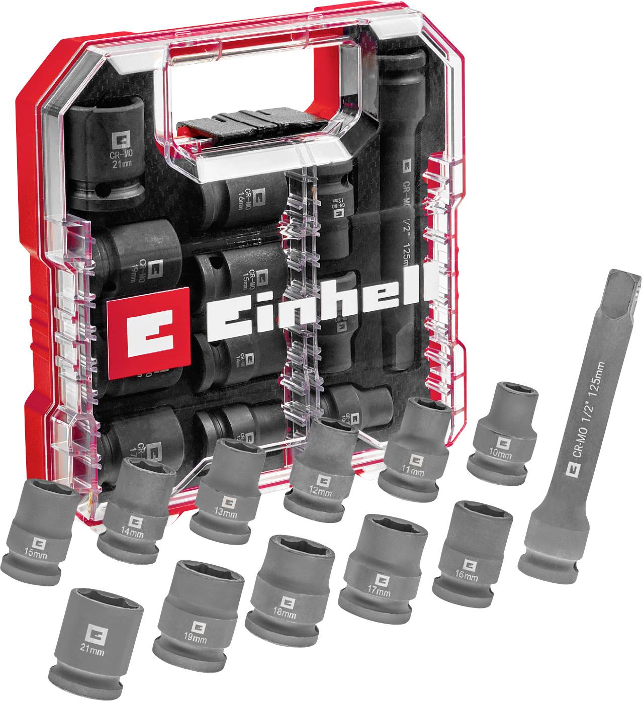 Einhell Impact Bit- und Steckschlüssel-Set 1/2" 109283
