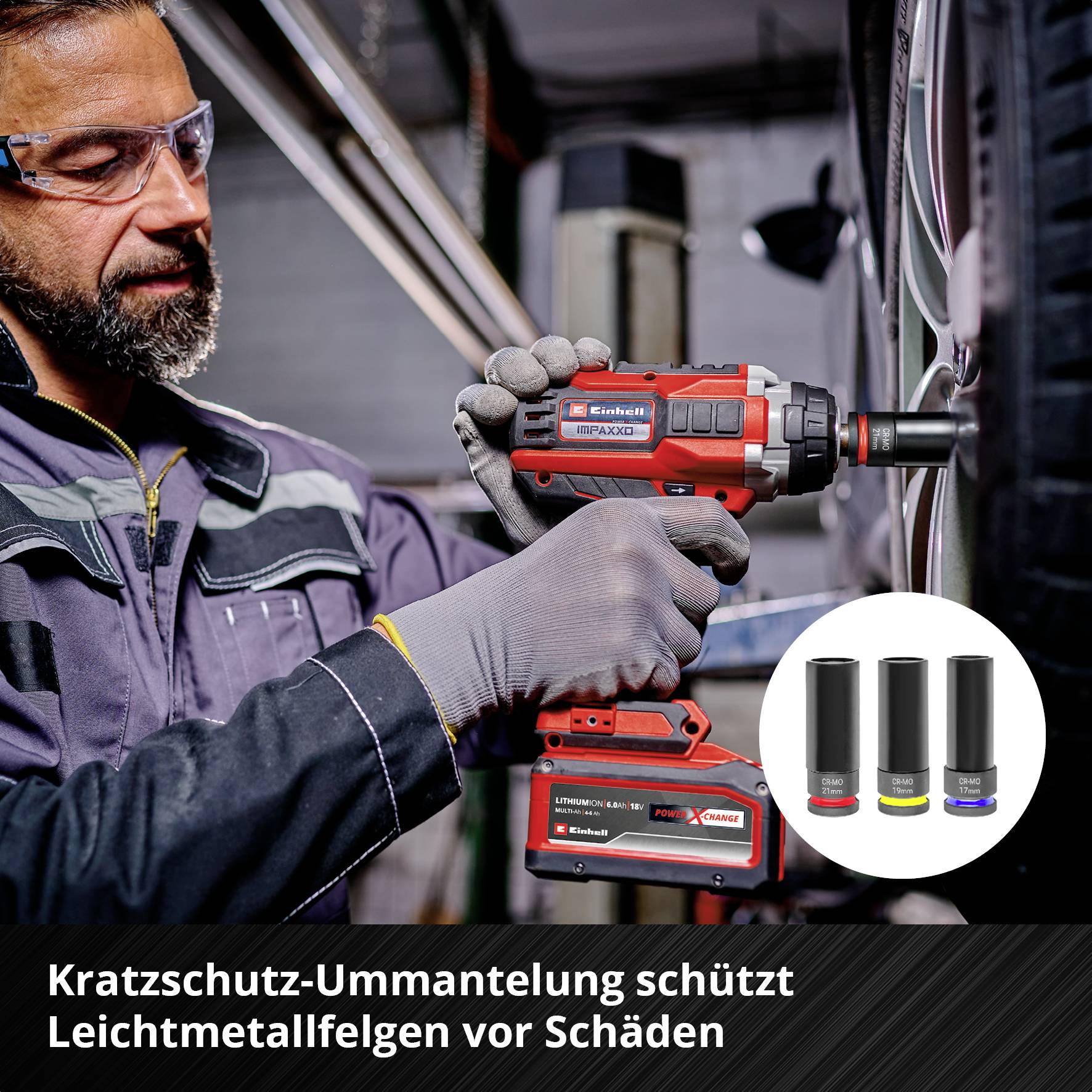 Einhell Impact Bit- und Steckschlüssel-Set 1/2" 109288