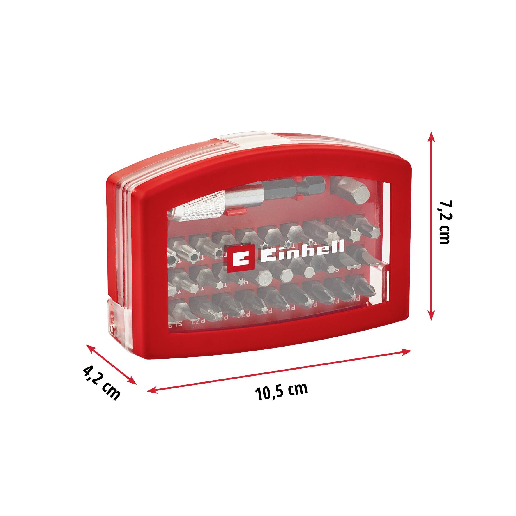 Einhell BELT CLIP 118495 Bit-Set 32teilig TORX, PZ, PH, Schlitz, Tamper Torx inkl. Bithalter