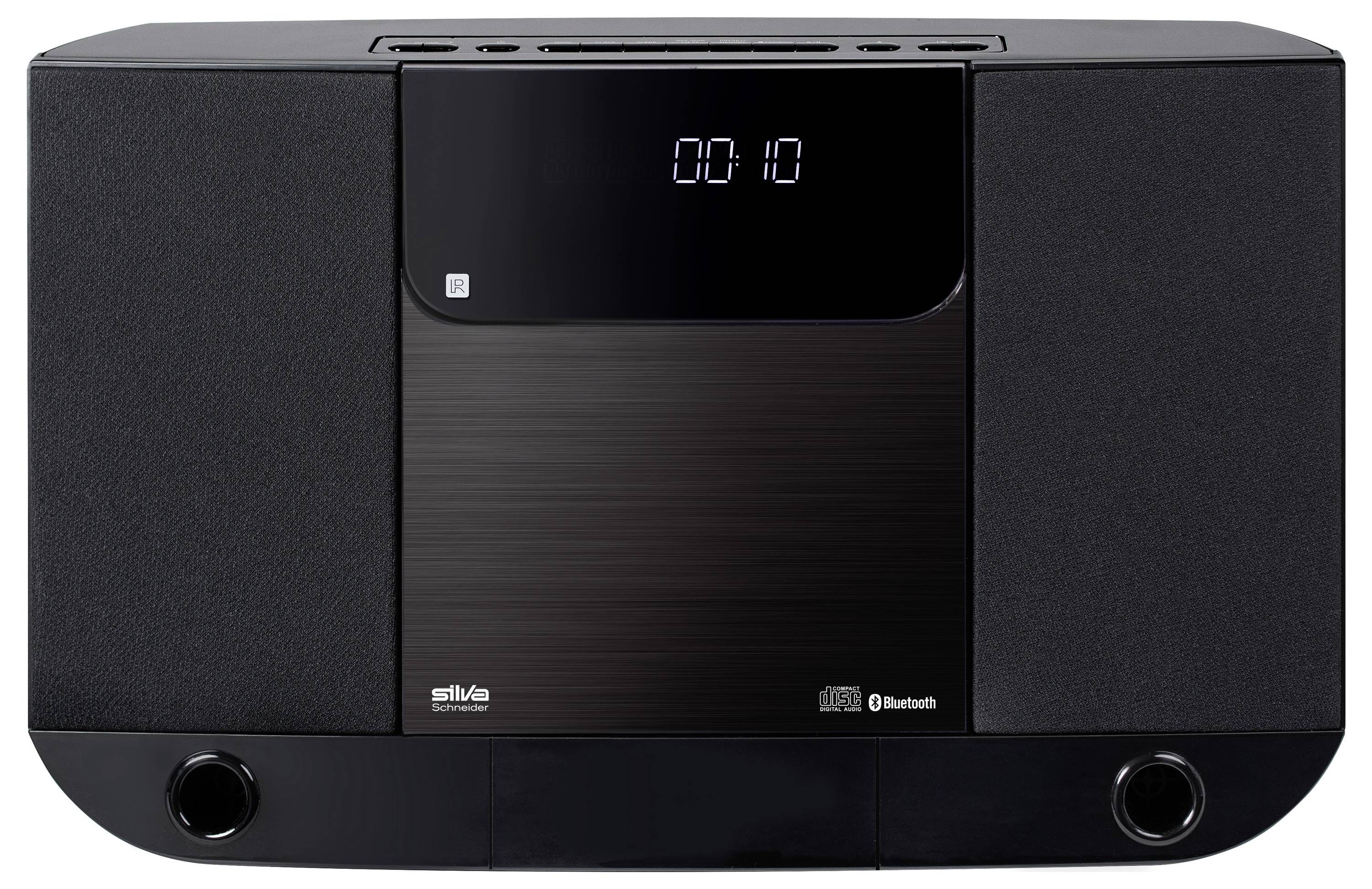 Silva Schneider SMV 800 BT Stereoanlage CD, UKW, Bluetooth®, 2 x 5W Schwarz