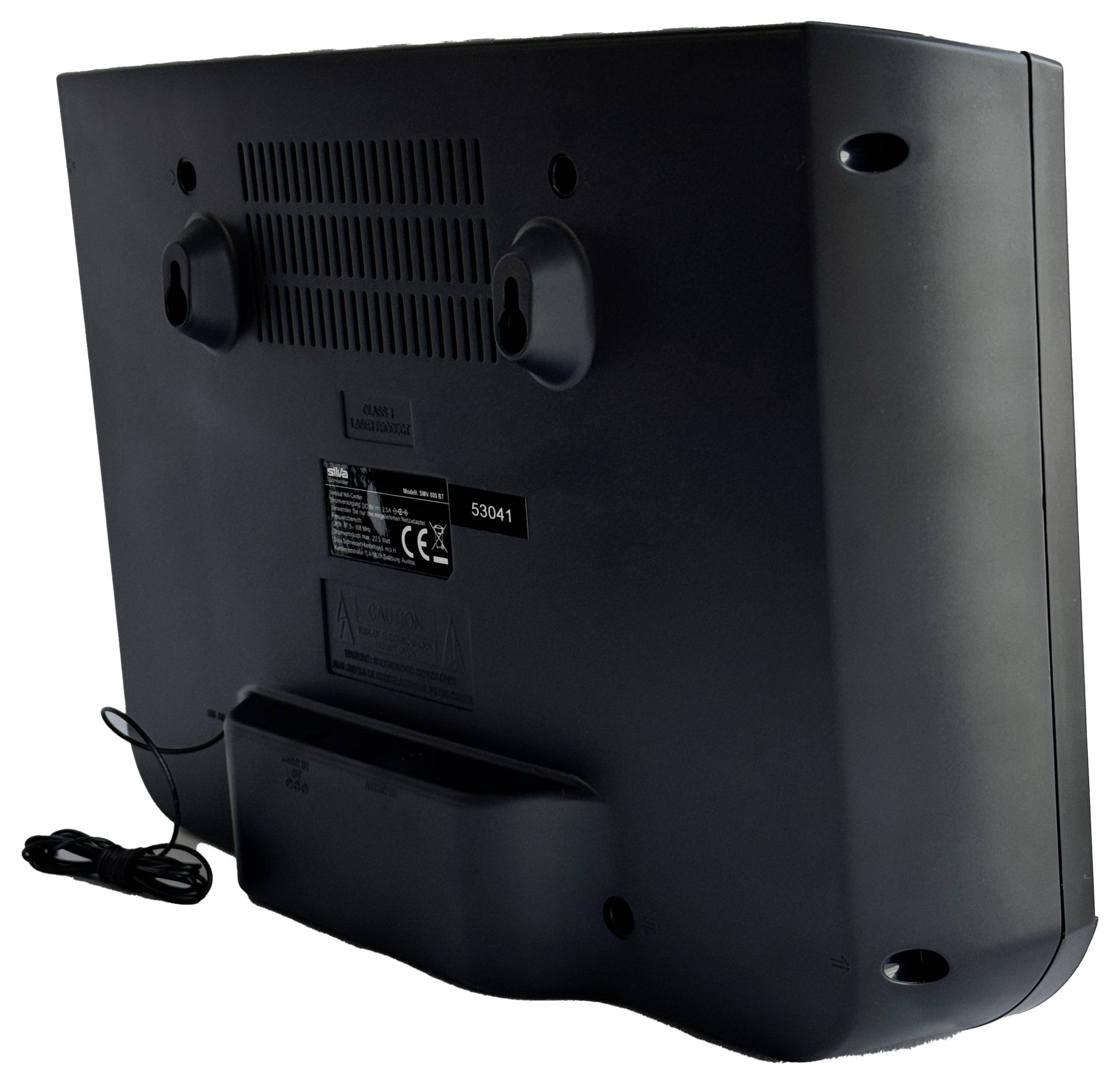 Silva Schneider SMV 800 BT Stereoanlage CD, UKW, Bluetooth®, 2 x 5W Schwarz