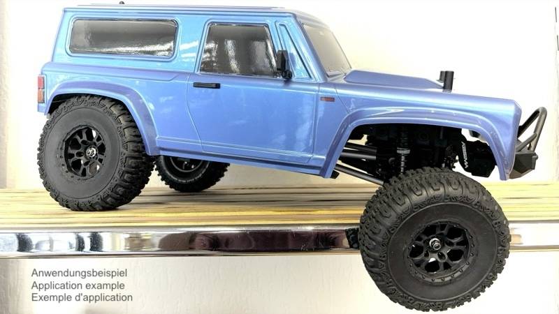 Absima 1:10 Monstertruck, Truggy, Buggy Kompletträder offroad Schwarz 1St.