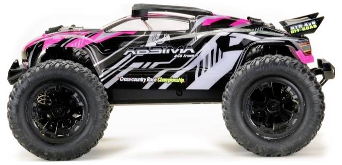 Absima Mini AT Pink, Grau Brushed 1:16 RC Modellauto Elektro Truggy Allradantrieb (4WD) RtR 2,4GHz