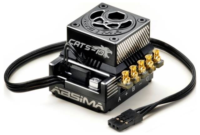 Absima Premium ESC CATS-10 Automodell Brushless Fahrtregler Belastbarkeit (max. A): 1100A