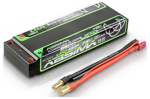 Absima Modellbau-Akkupack (LiPo) 7.6 V 6500 mAh Zellen-Zahl: 2 140 C Hardcase 5 mm, T-Stecker