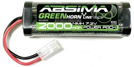 Absima Modellbau-Akkupack (NiMh) 7.2V 2000 mAh Softcase Tamiya