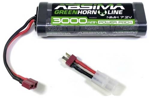 Absima Modellbau-Akkupack (NiMh) 7.2 V 3000 mAh Softcase Tamiya