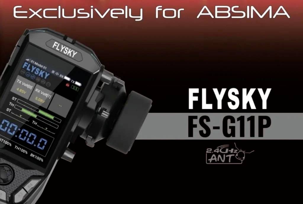 FlySky FS-G11P Pistolengriff-Fernsteuerung 2,4GHz Anzahl Kanäle: 11