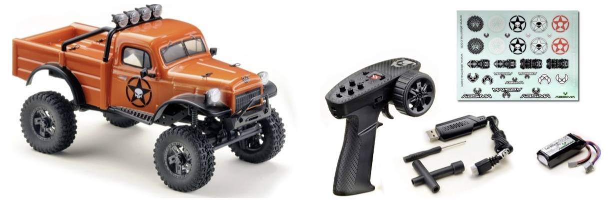 Hobby Plus Power WagonV2 Brushed 1:18 RC Modellauto Elektro Crawler Allradantrieb (4WD) RtR 2,4GHz